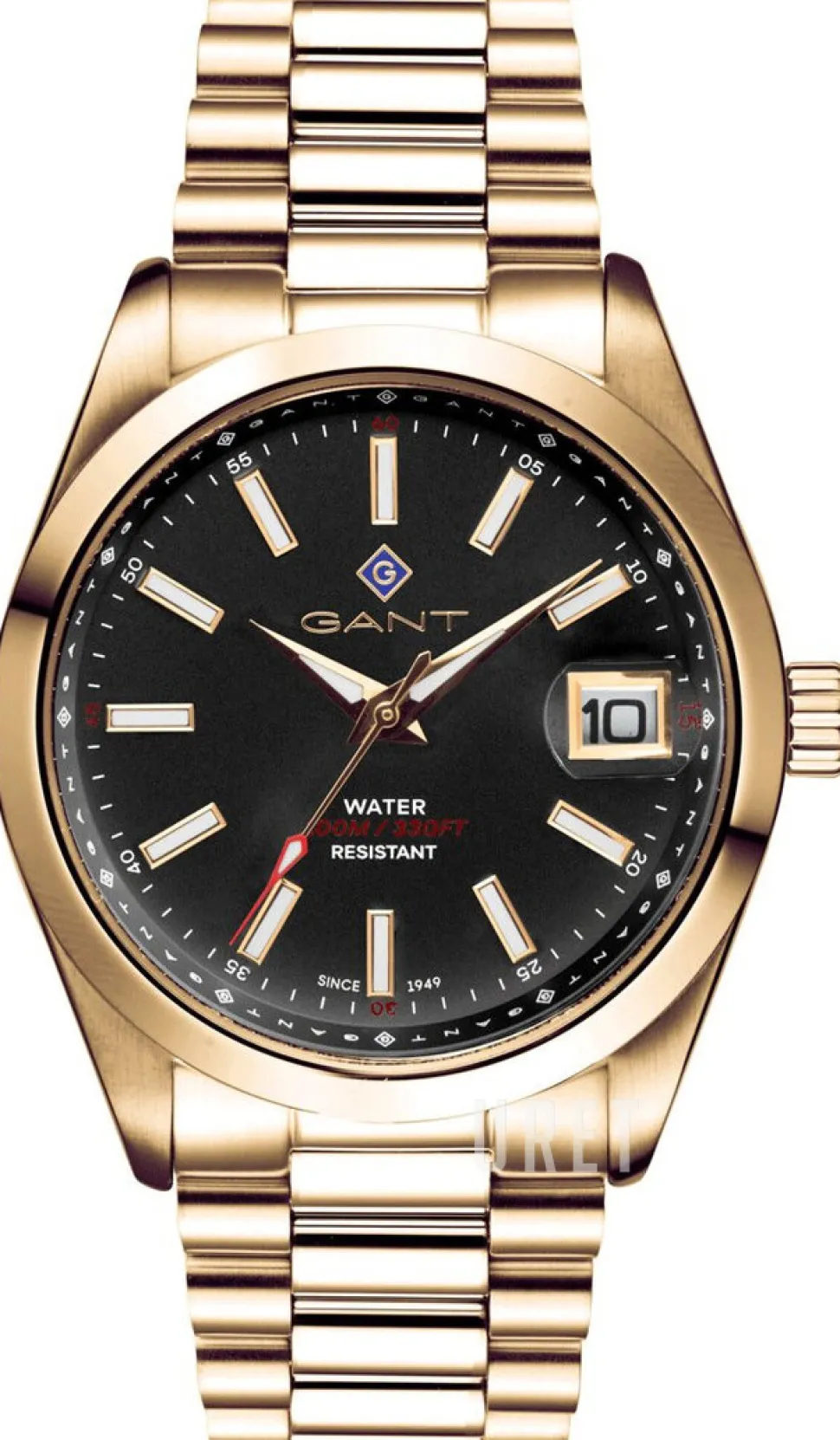 Eastham Svart/Roséguldstonat stål Ø42 mm