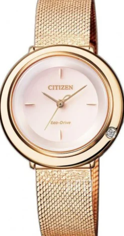 Eco Drive 180 Rosa/Gulguldtonat stål Ø31 mm