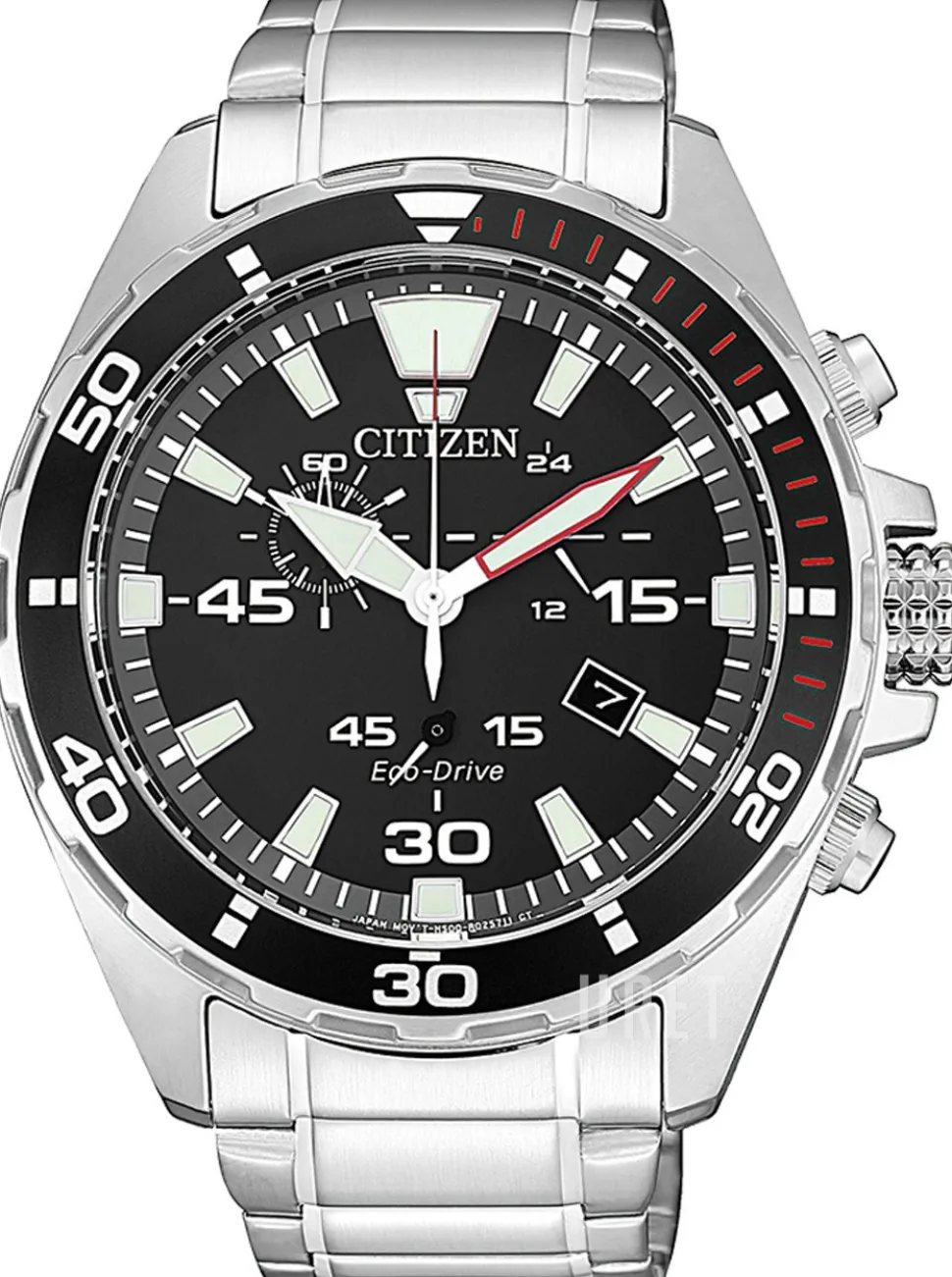 Eco Drive 180 Svart/Stål Ø43.5 mm