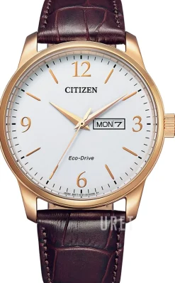 Eco Drive 180 Vit/Läder Ø41.8 mm