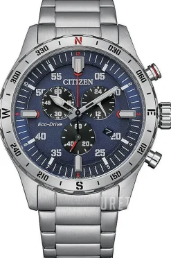 Eco Drive Blå/Stål Ø44 mm