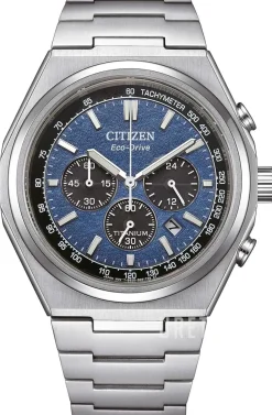 Eco Drive Blå/Titan Ø42.5 mm