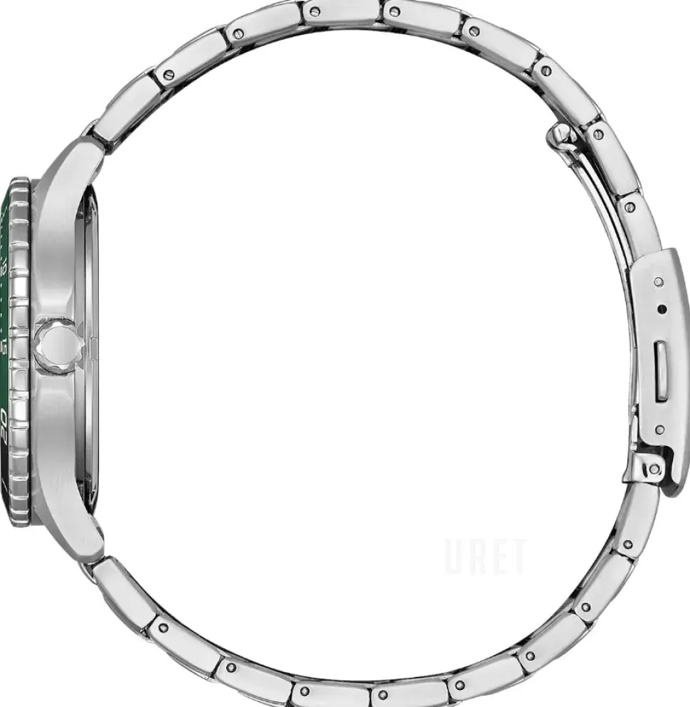 Eco Drive Grön/Stål Ø36.8 mm