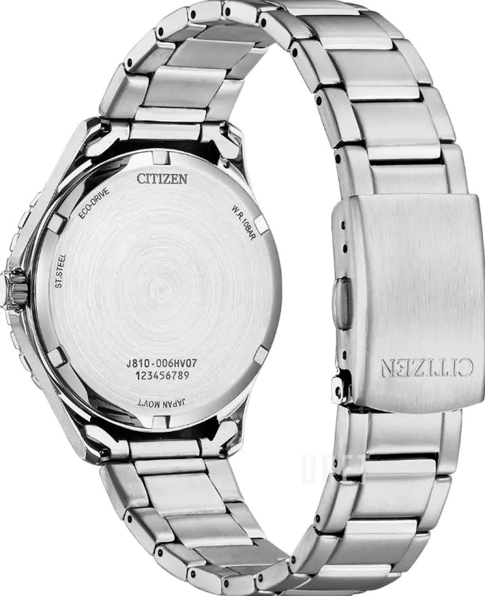 Eco Drive Grön/Stål Ø36.8 mm