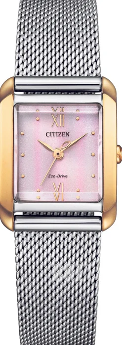 Eco Drive Rosa/Stål Ø22 mm