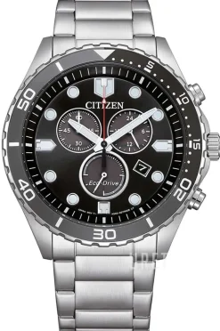 Eco Drive Svart/Stål Ø43 mm