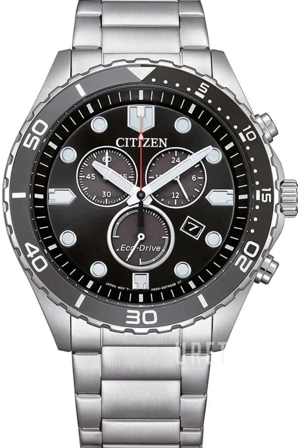 Eco Drive Svart/Stål Ø43 mm