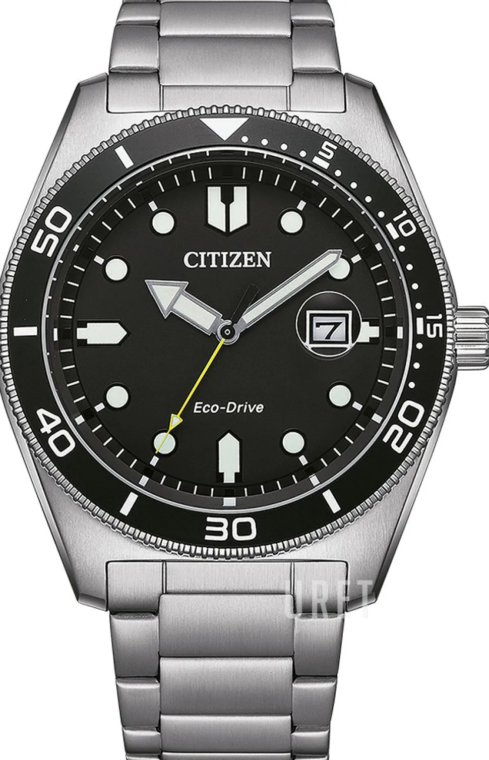 Eco Drive Svart/Stål Ø43 mm