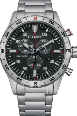 Eco Drive Svart/Stål Ø44 mm