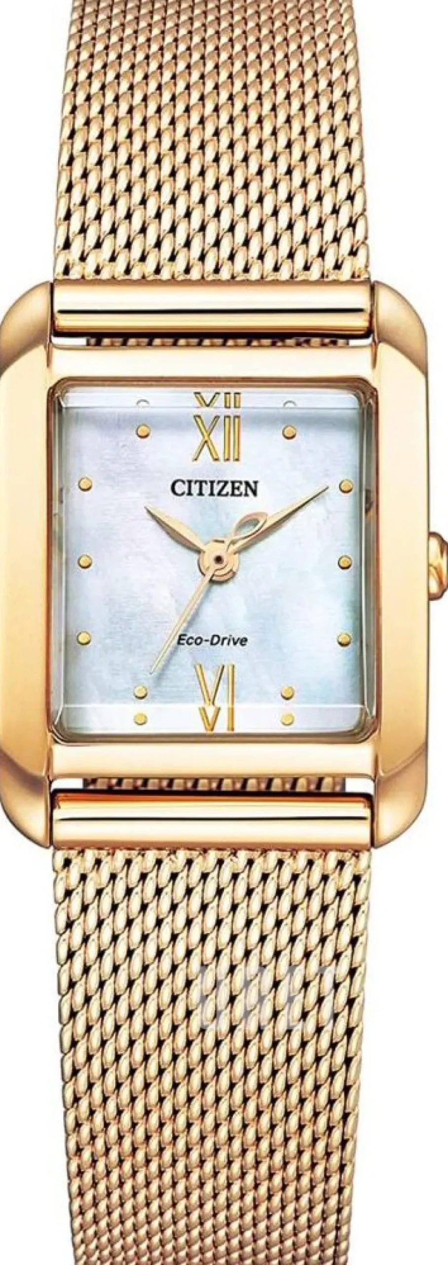 Eco Drive Vit/Roséguldstonat stål Ø22 mm