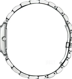 Eco Drive Vit/Stål 28.4x21.5 mm