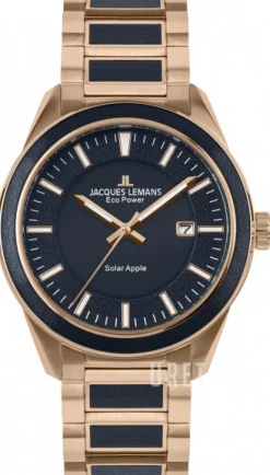 Eco Power Solar Blå/Läder Ø40 mm