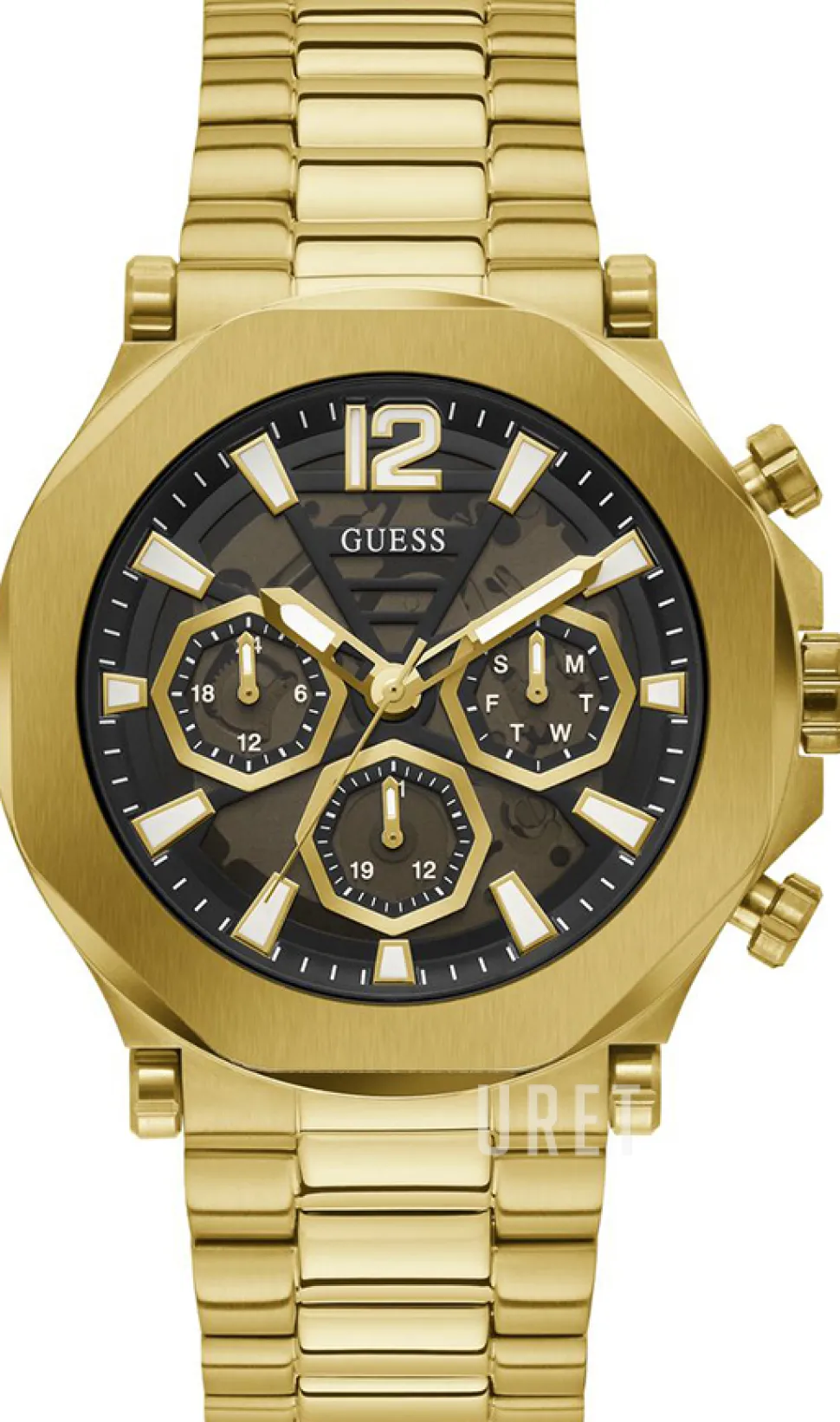 Edge Grå/Gulguldtonat stål Ø46 mm