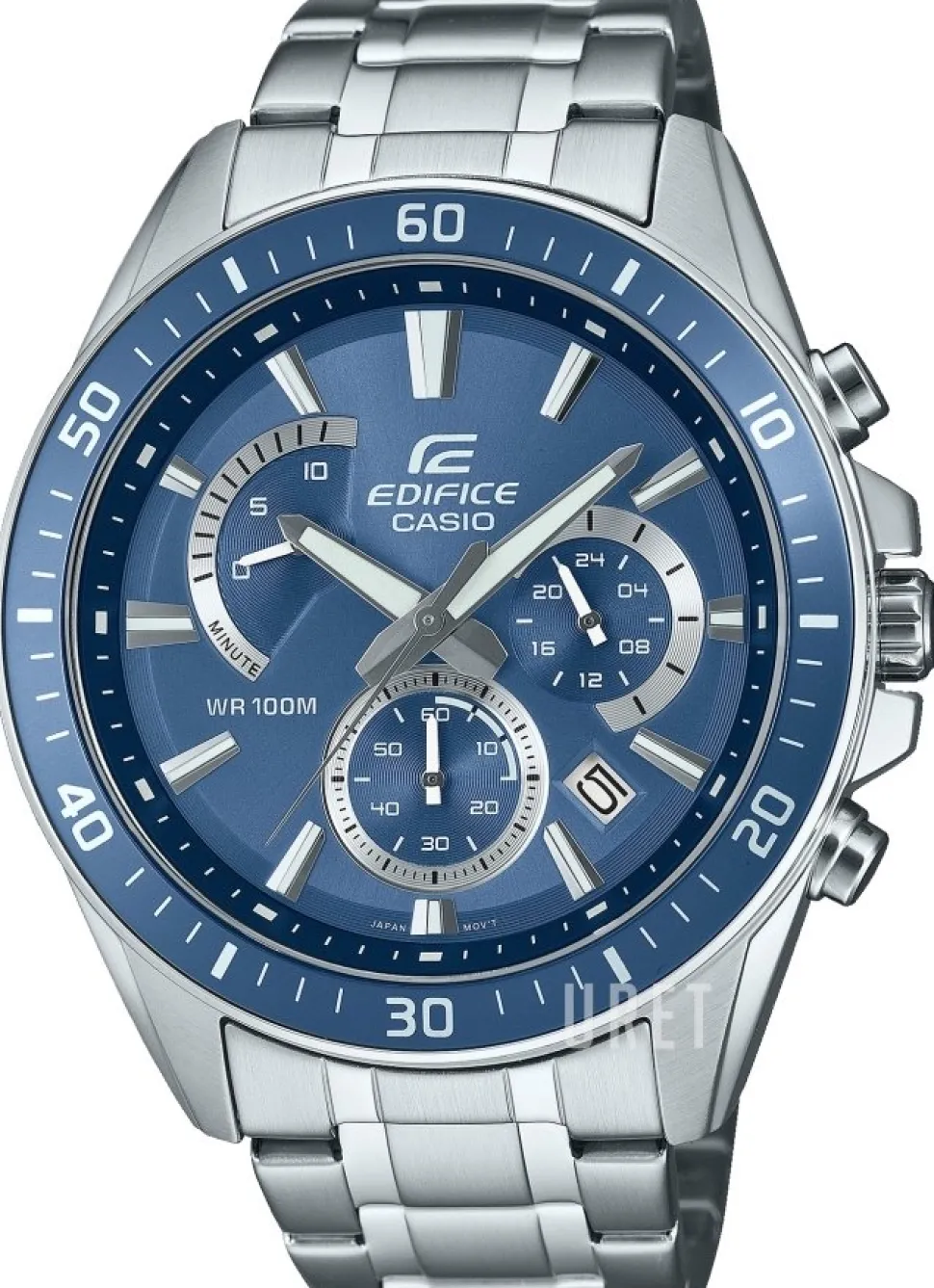 Edifice Blå/Stål Ø47 mm