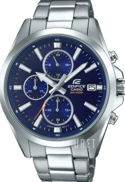 Edifice Blå/Stål Ø44 mm