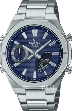 Edifice Blå/Stål Ø43 mm