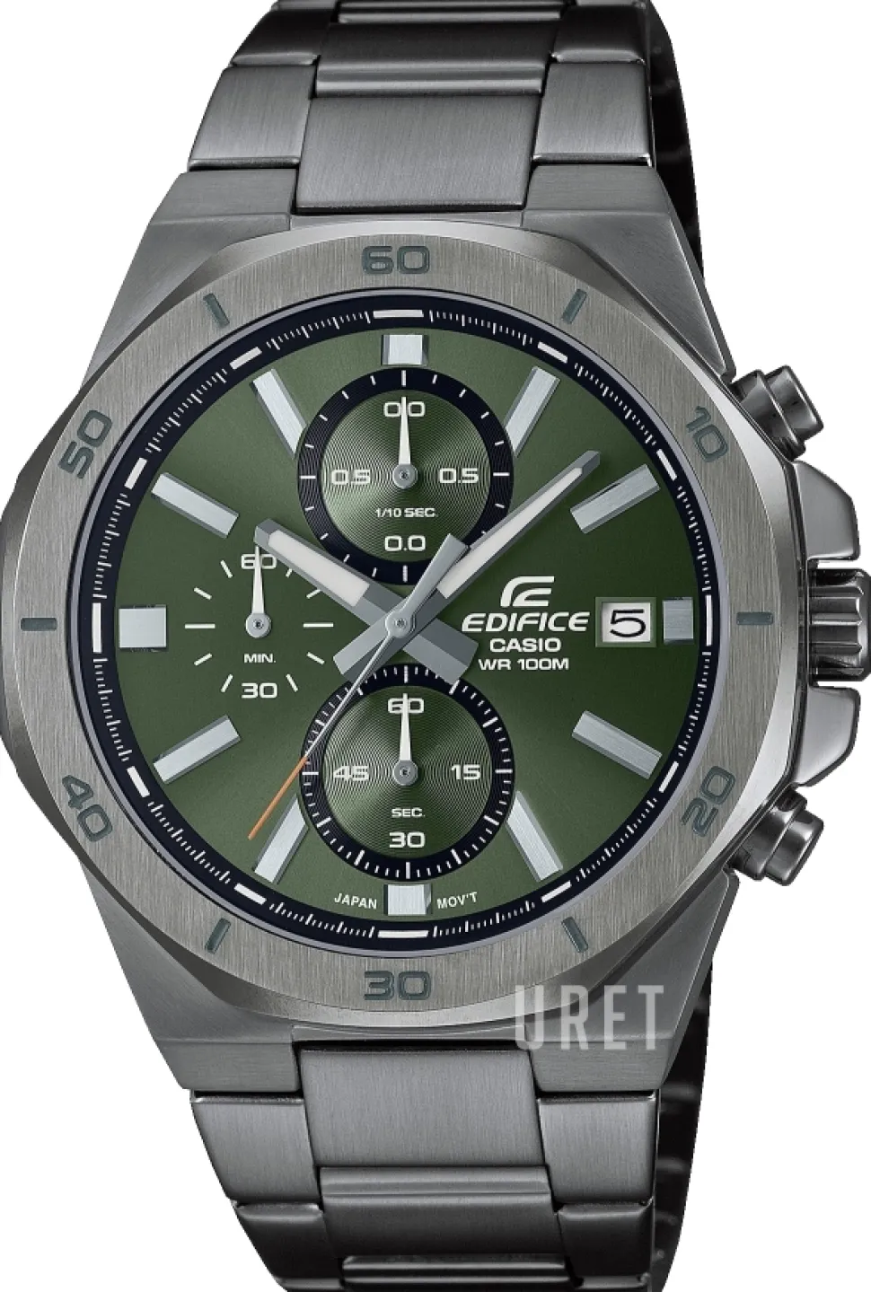 Edifice Grön/Stål Ø44.3 mm