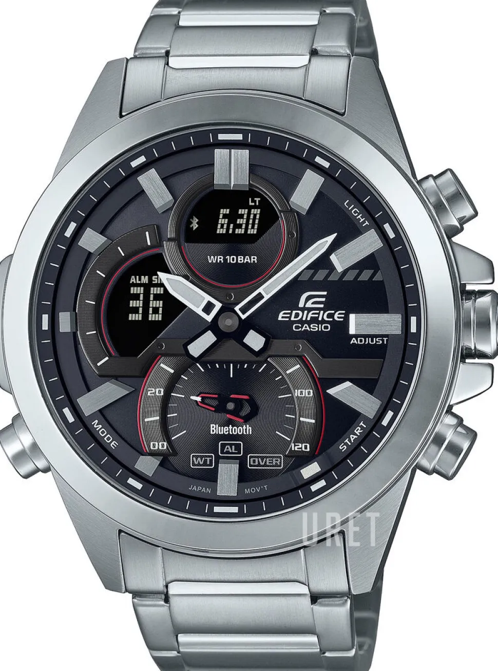 Edifice Grå/Stål Ø48.7 mm