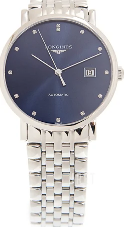 Elegant Blå/Stål Ø39 mm