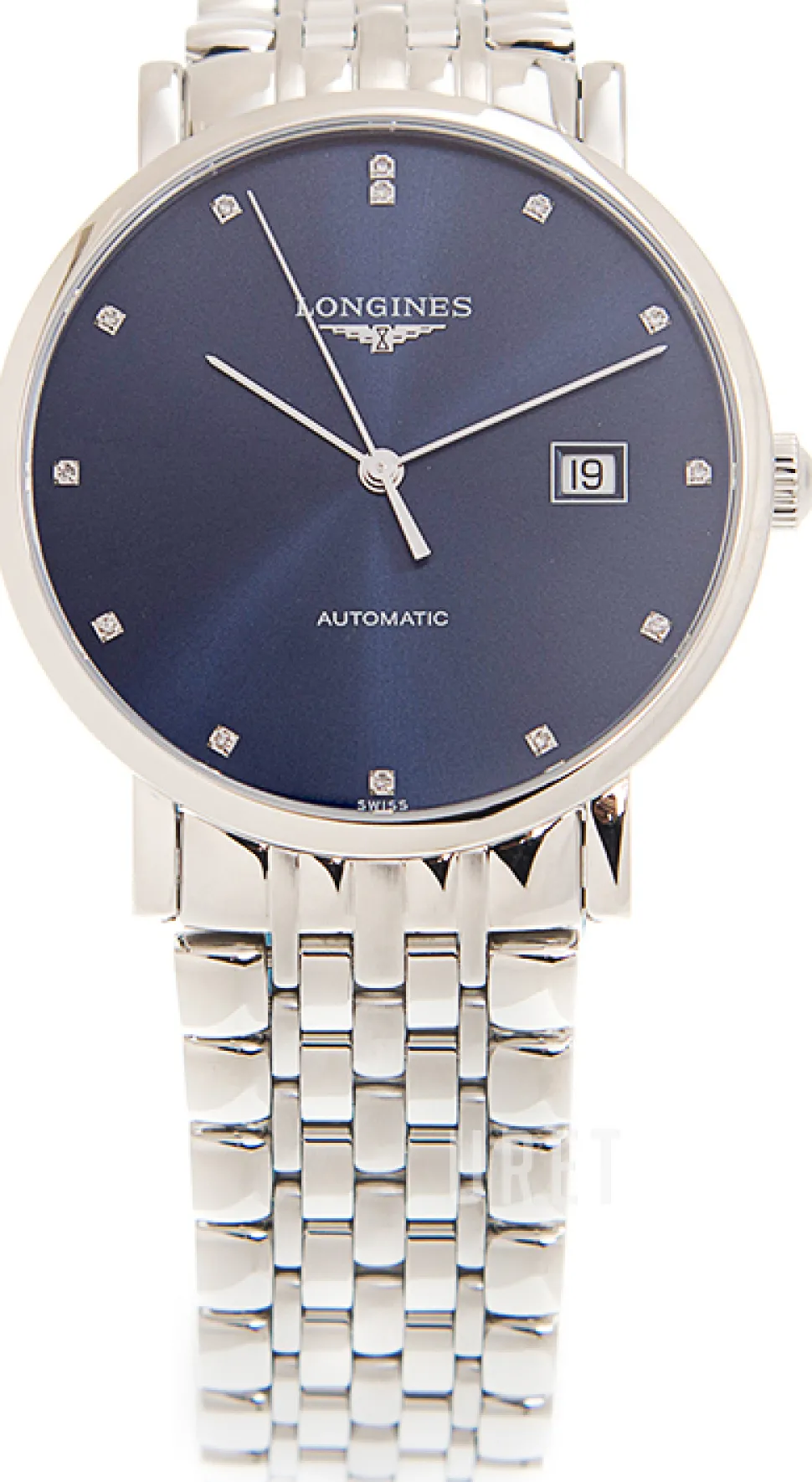 Elegant Blå/Stål Ø39 mm