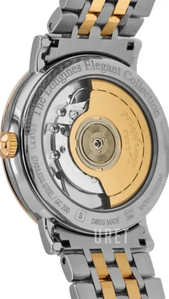 Elegant Silverfärgad/18 karat roséguld Ø37 mm