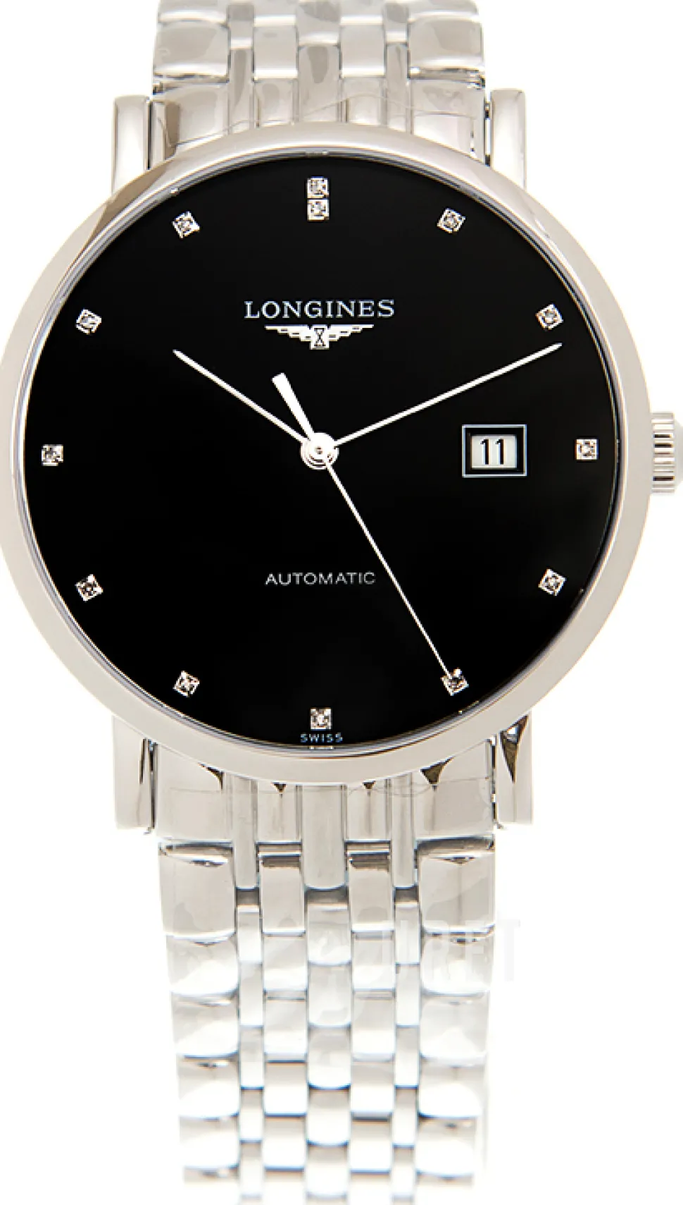 Elegant Svart/Stål Ø39 mm