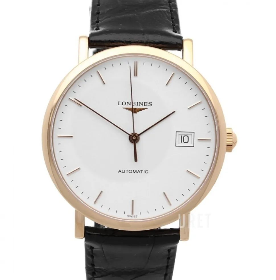 Elegant Vit/Läder Ø37 mm