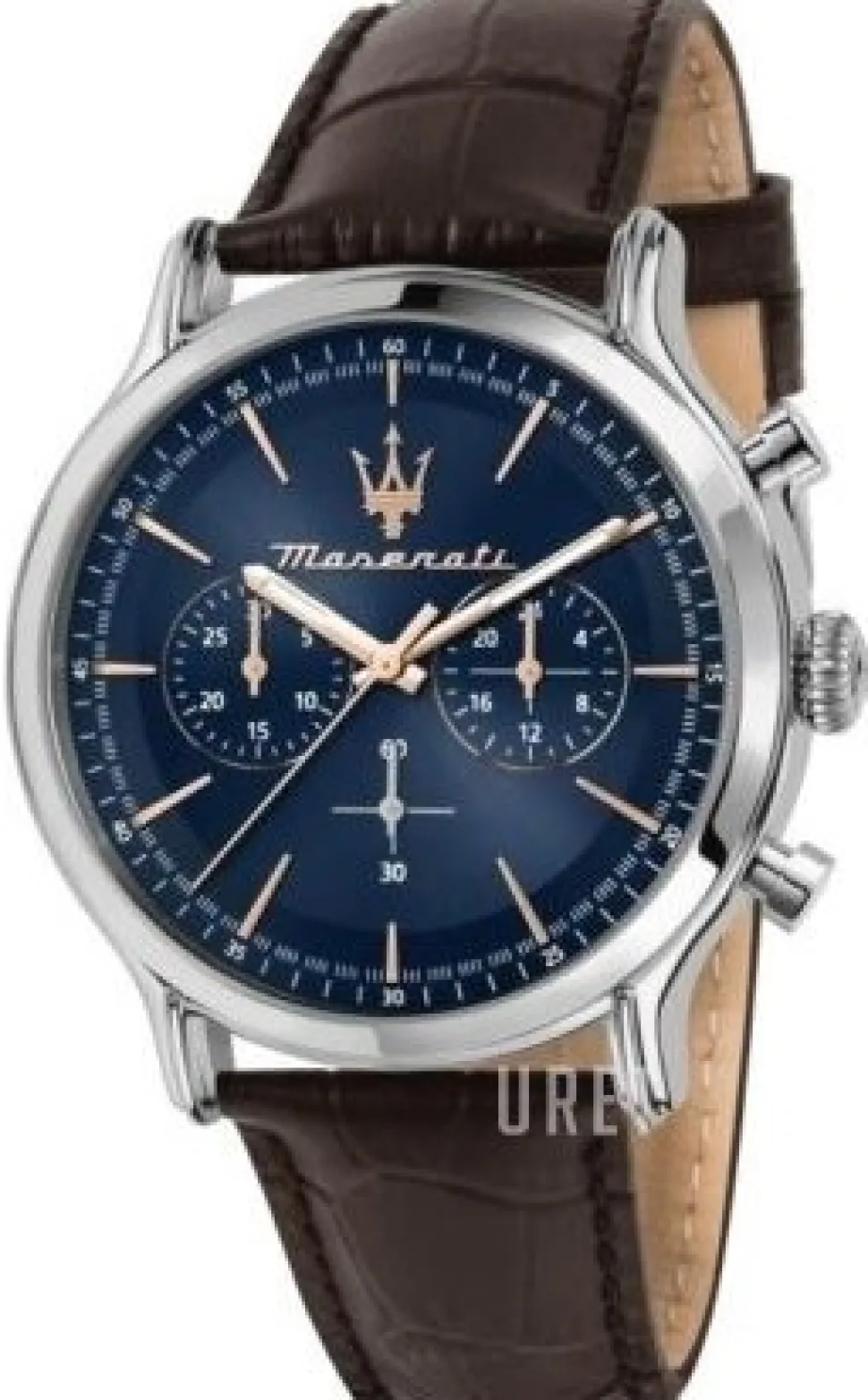 Epoca Blå/Läder Ø42 mm