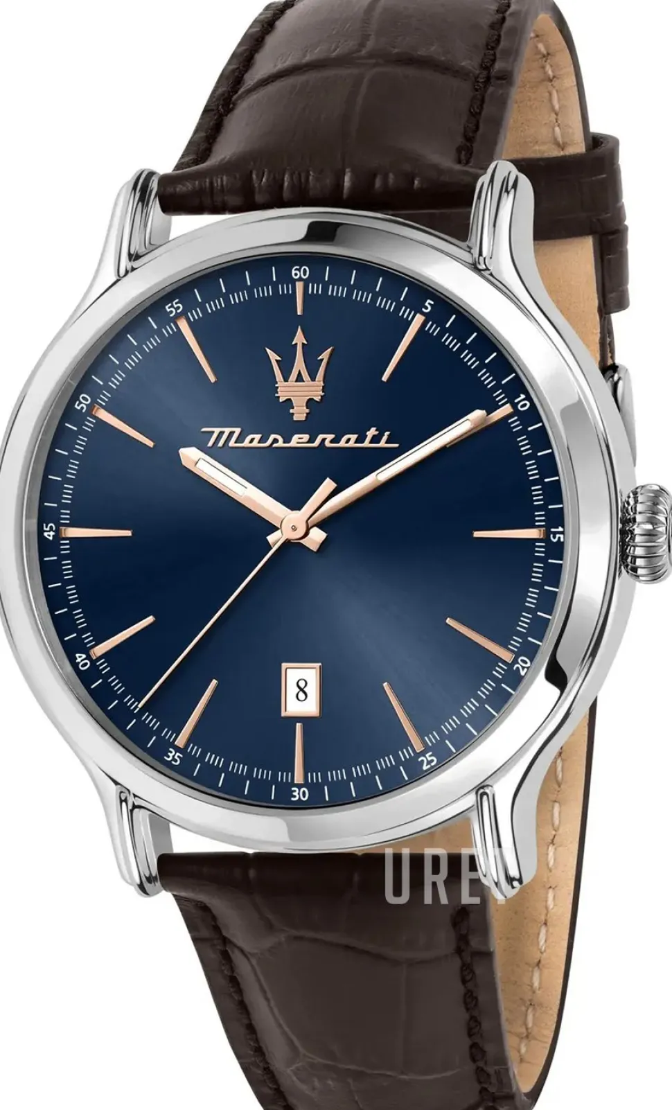 Epoca Blå/Läder Ø42 mm