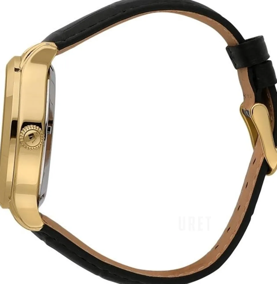 Epoca Vit/Läder Ø42 mm