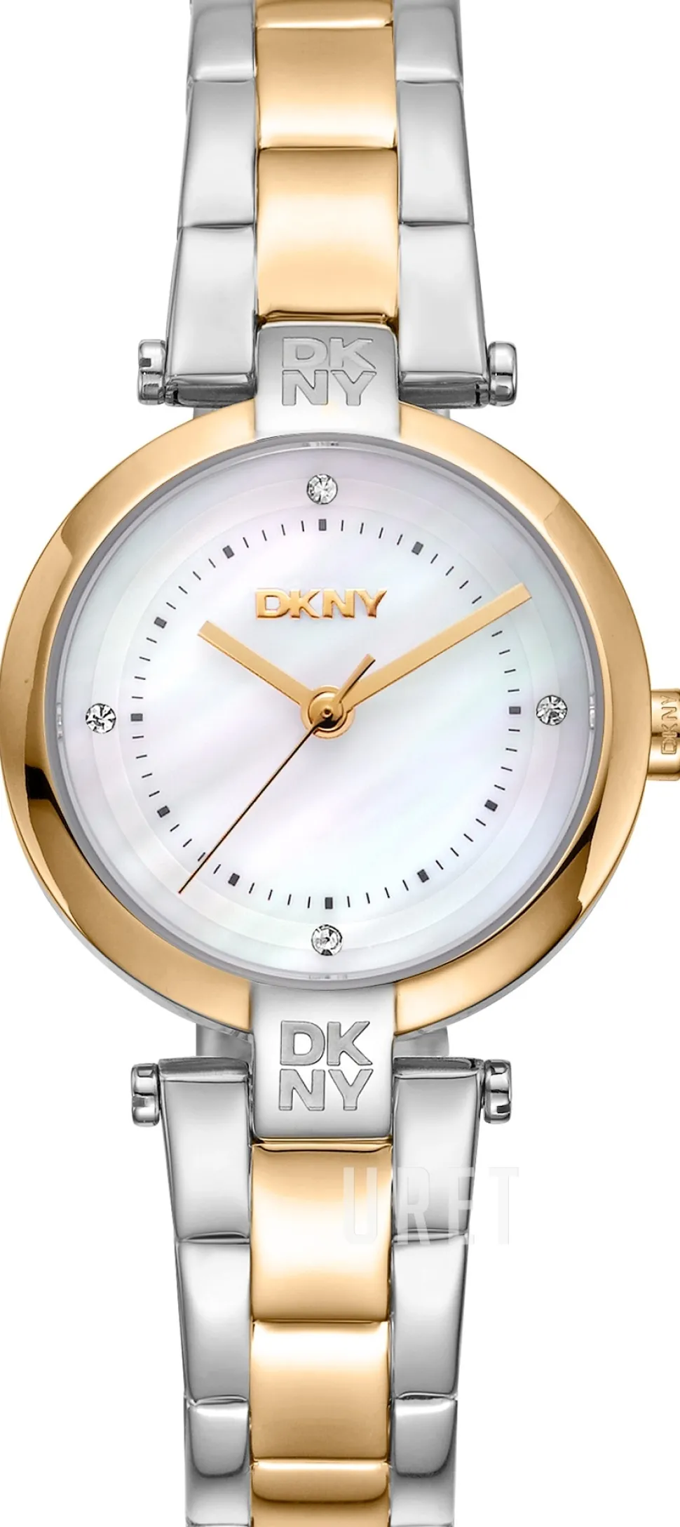 Essential Mini Vit/Guldtonat stål Ø28 mm