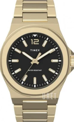 Essex Avenue Svart/Gulguldtonat stål Ø40 mm