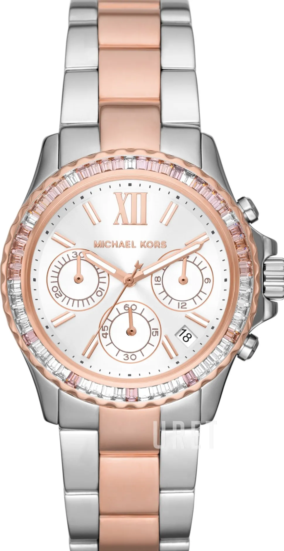 Everest Silverfärgad/Roséguldstonat stål Ø36 mm