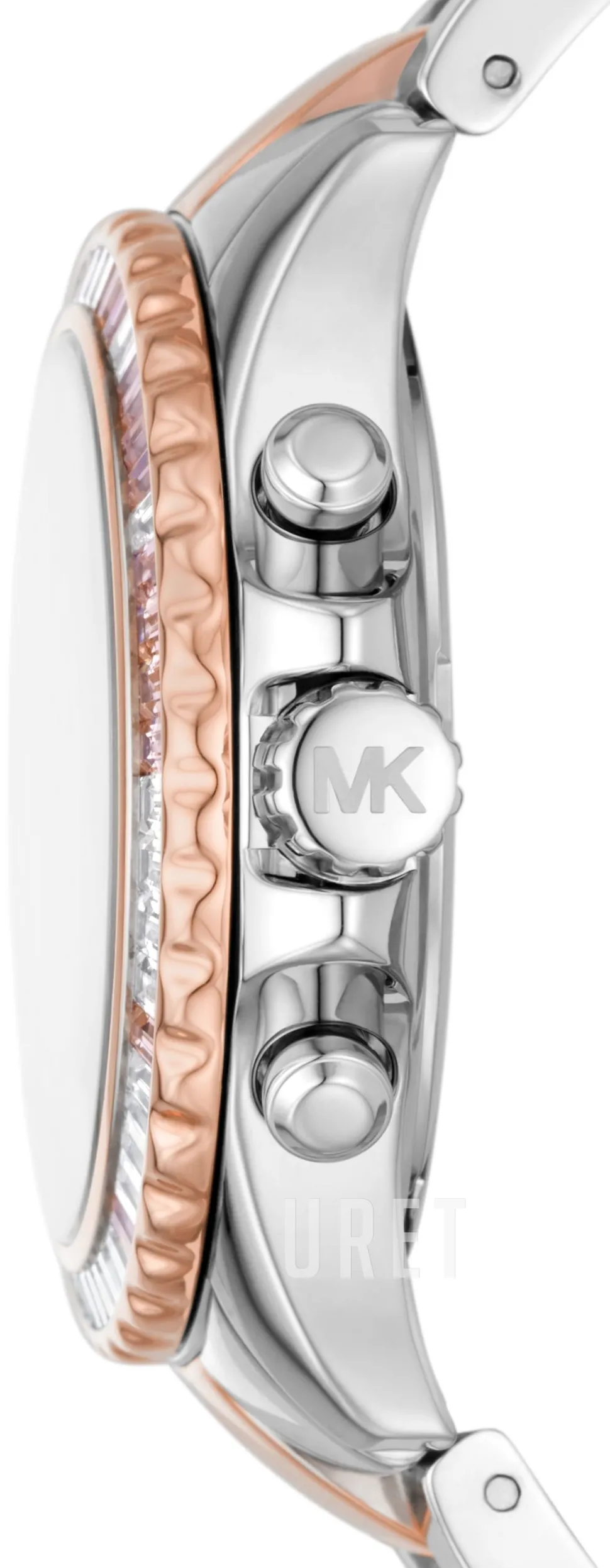 Everest Silverfärgad/Roséguldstonat stål Ø36 mm