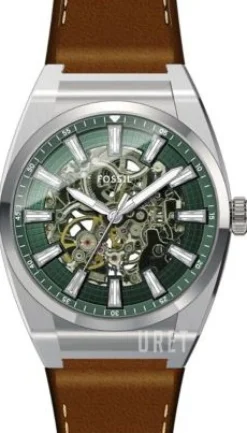 Everett Grön/Läder Ø42 mm