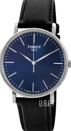 Everytime Blå/Läder Ø40 mm