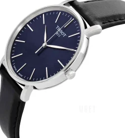 Everytime Blå/Läder Ø40 mm