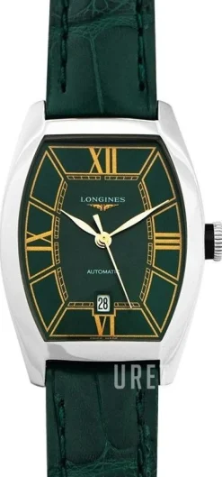 Evidenza Grön/Läder 30.6x26 mm