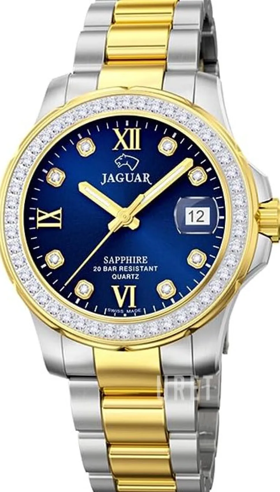 Executive Blå/Gulguldtonat stål Ø34.5 mm