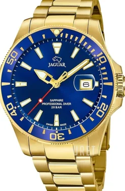 Executive Blå/Gulguldtonat stål Ø43.5 mm