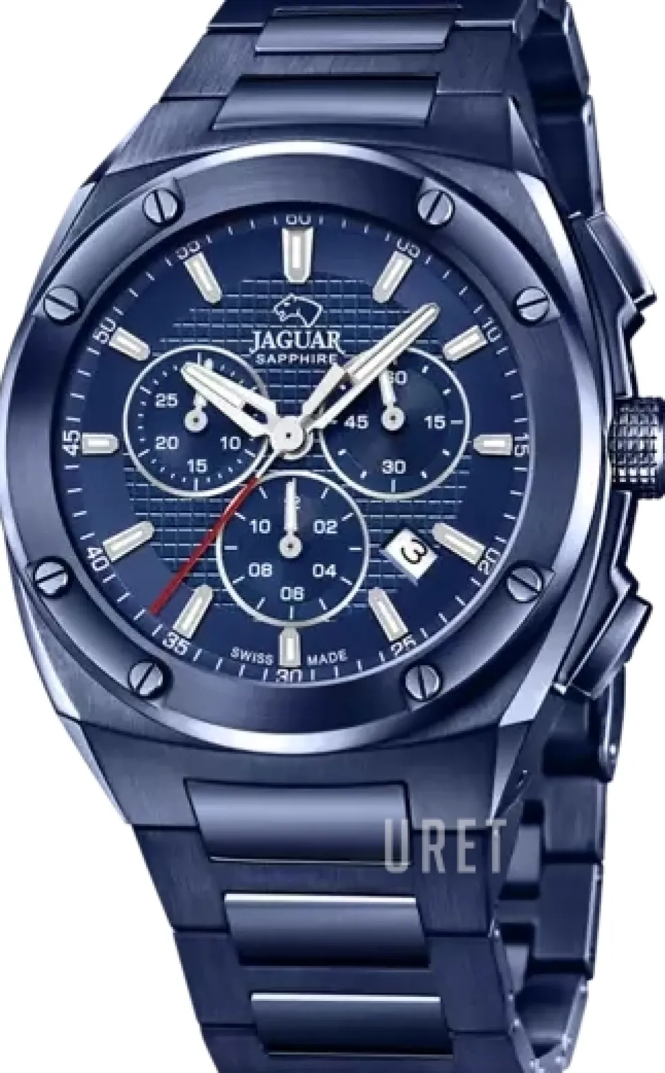 Executive Blå/Stål Ø44.5 mm