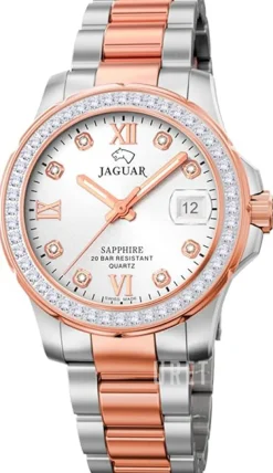 Executive Silverfärgad/Roséguldstonat stål Ø34.5 mm