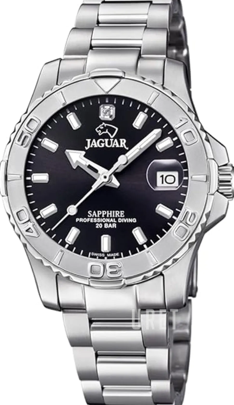 Executive Svart/Stål Ø34 mm