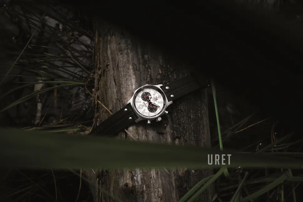 Expedition Grå/Läder Ø47 mm