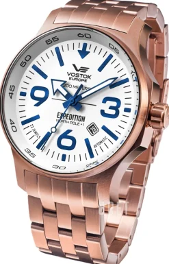 Expedition North Pole Vit/Roséguldstonat stål Ø47.3 mm