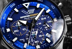 Expedition South Pole Blå/Läder Ø43 mm