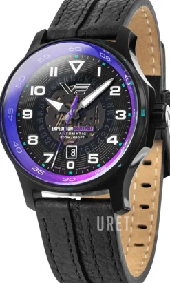 Expedition South Pole Svart/Läder Ø43 mm