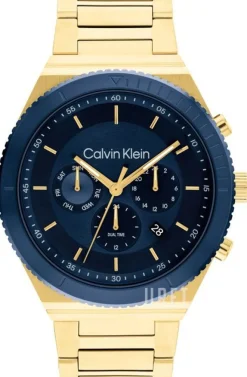 Fearless Blå/Gulguldtonat stål Ø44 mm