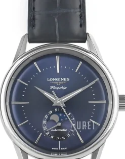 Flagship Heritage Blå/Läder Ø38.5 mm