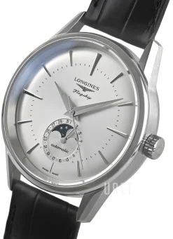 Flagship Heritage Silverfärgad/Läder Ø38.5 mm